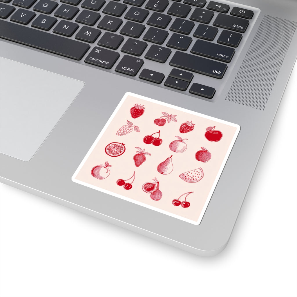 Red Single Haze Stickers