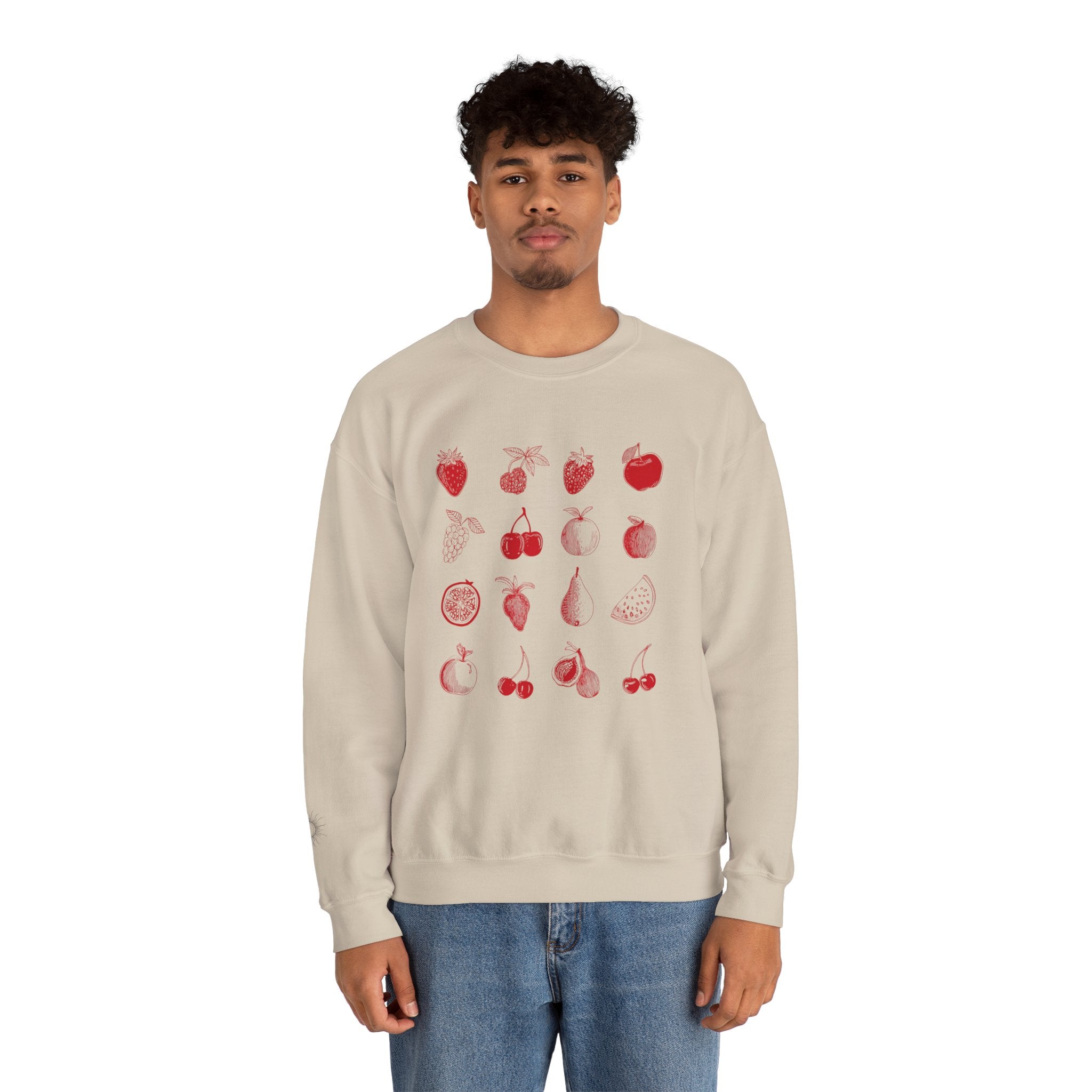 Red Single Haze Sweatshirt