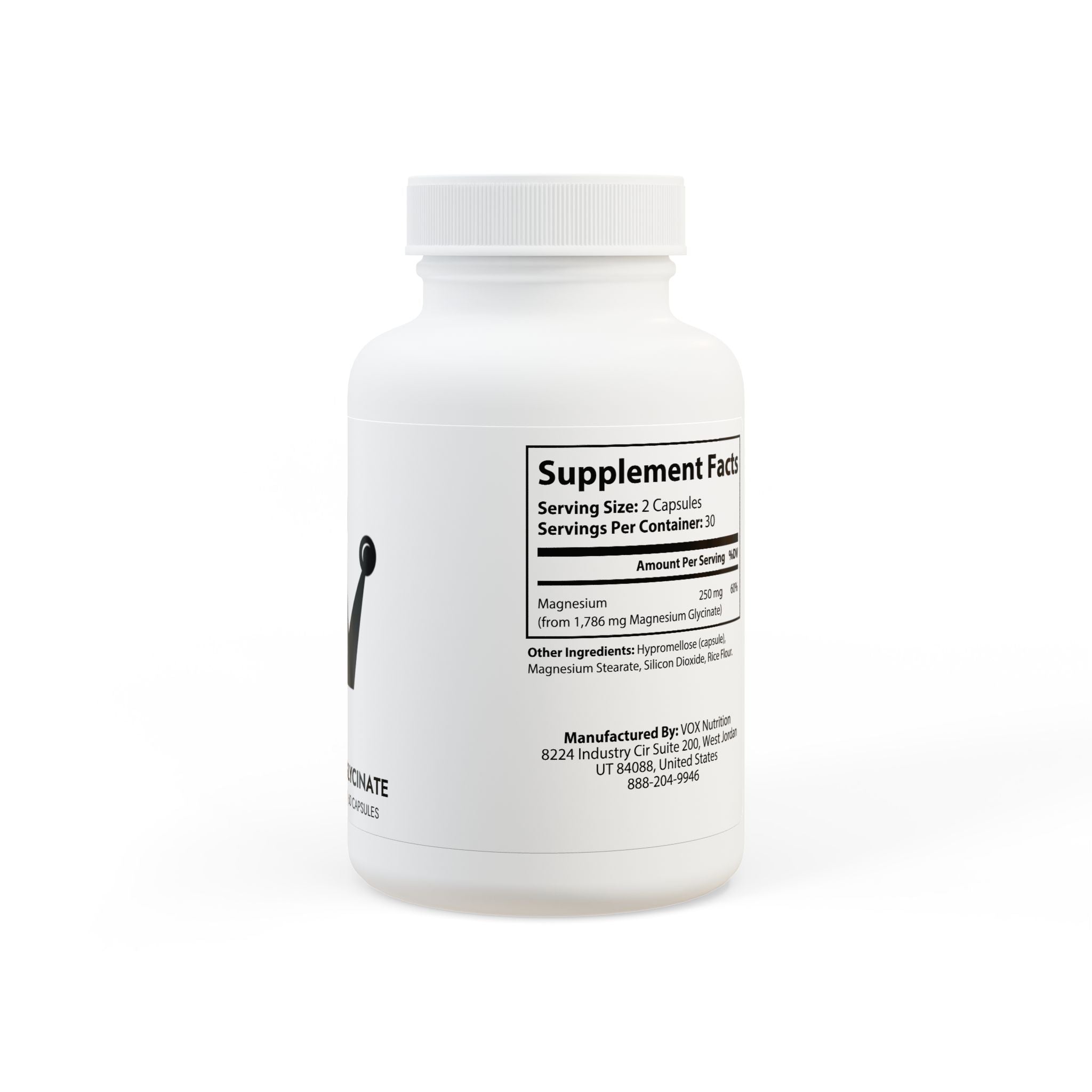 Haze Magnesium Glycinate Supplement (60 Capsules)