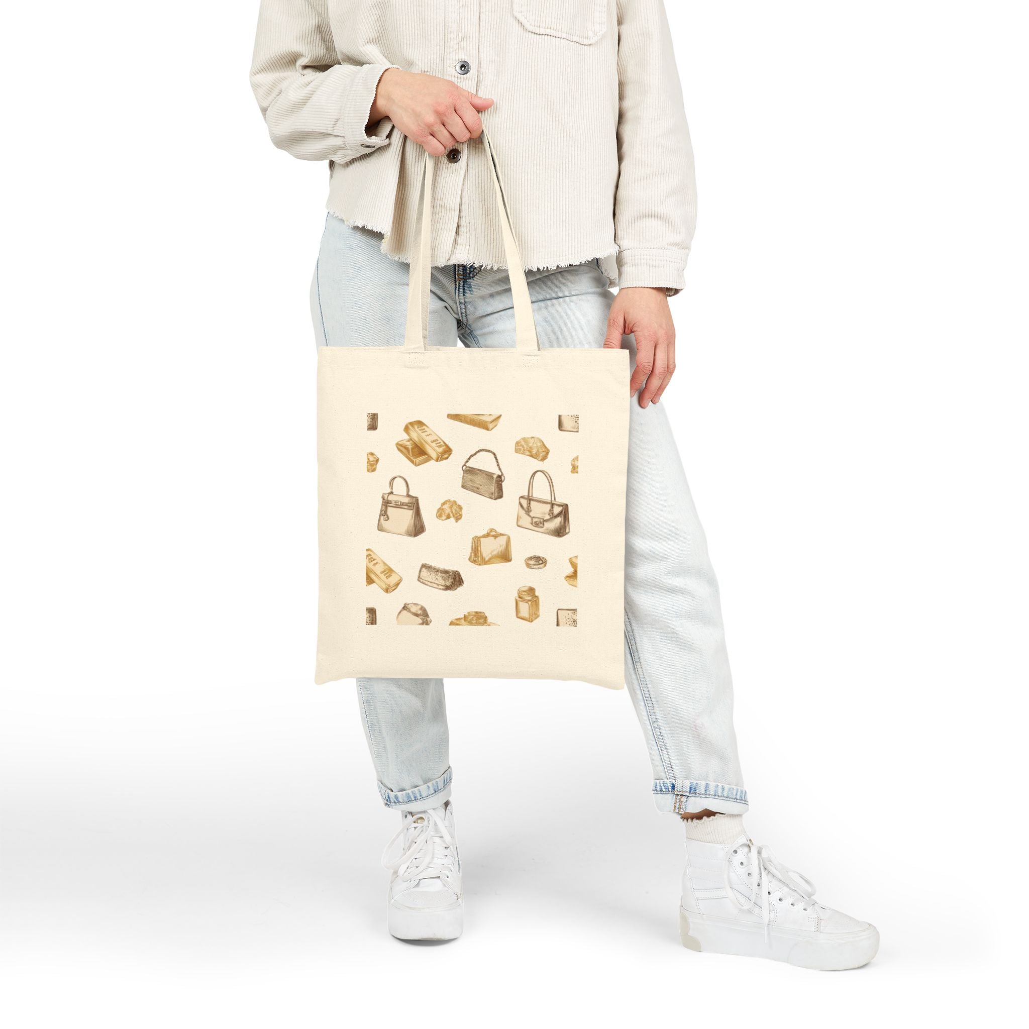 Gold Single Haze Tote Bag