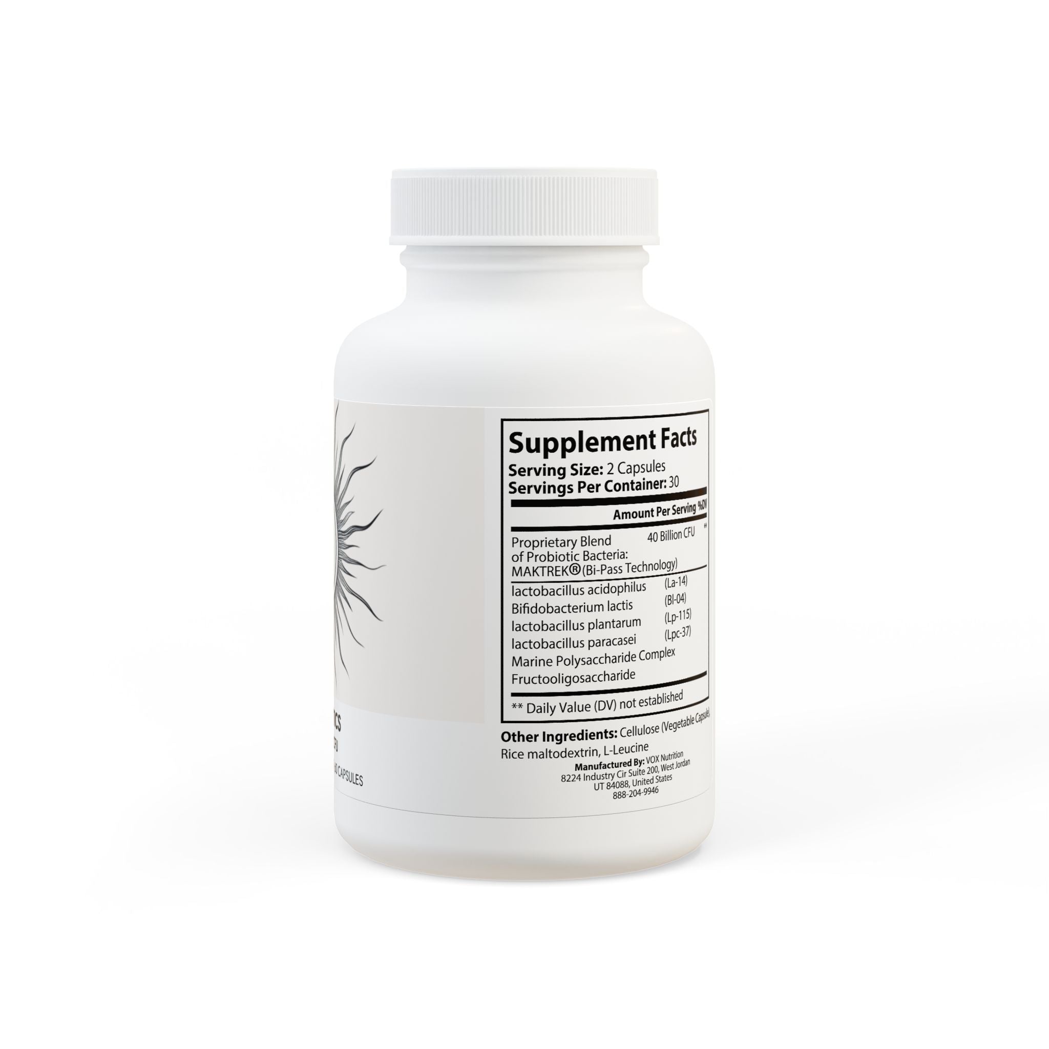 Haze Probiotics Supplement (60 Capsules)