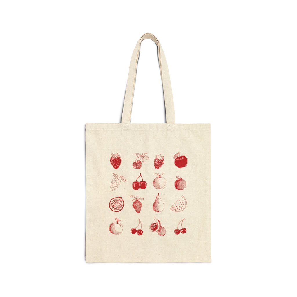 Red Single Haze Tote Bag