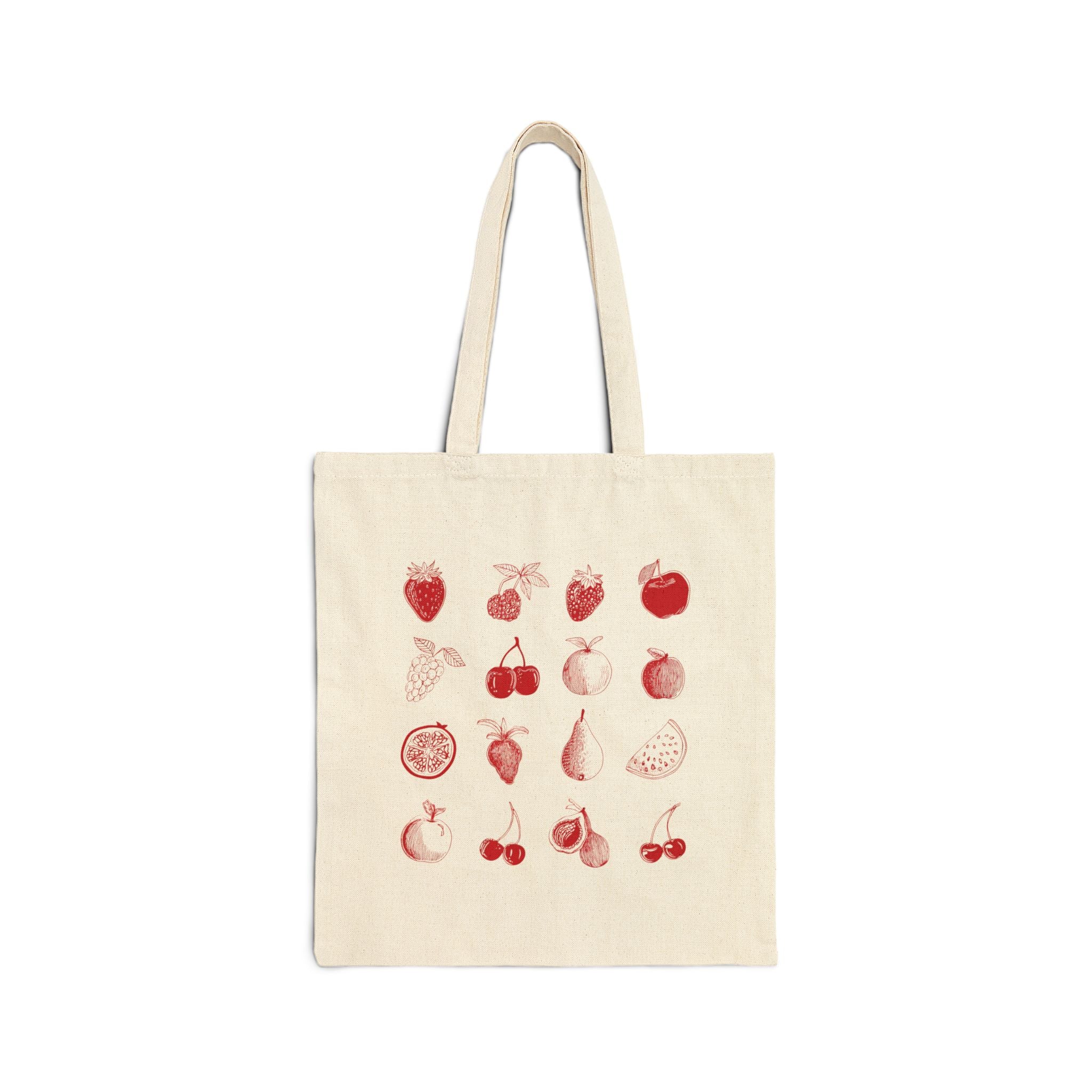 Red Single Haze Tote Bag