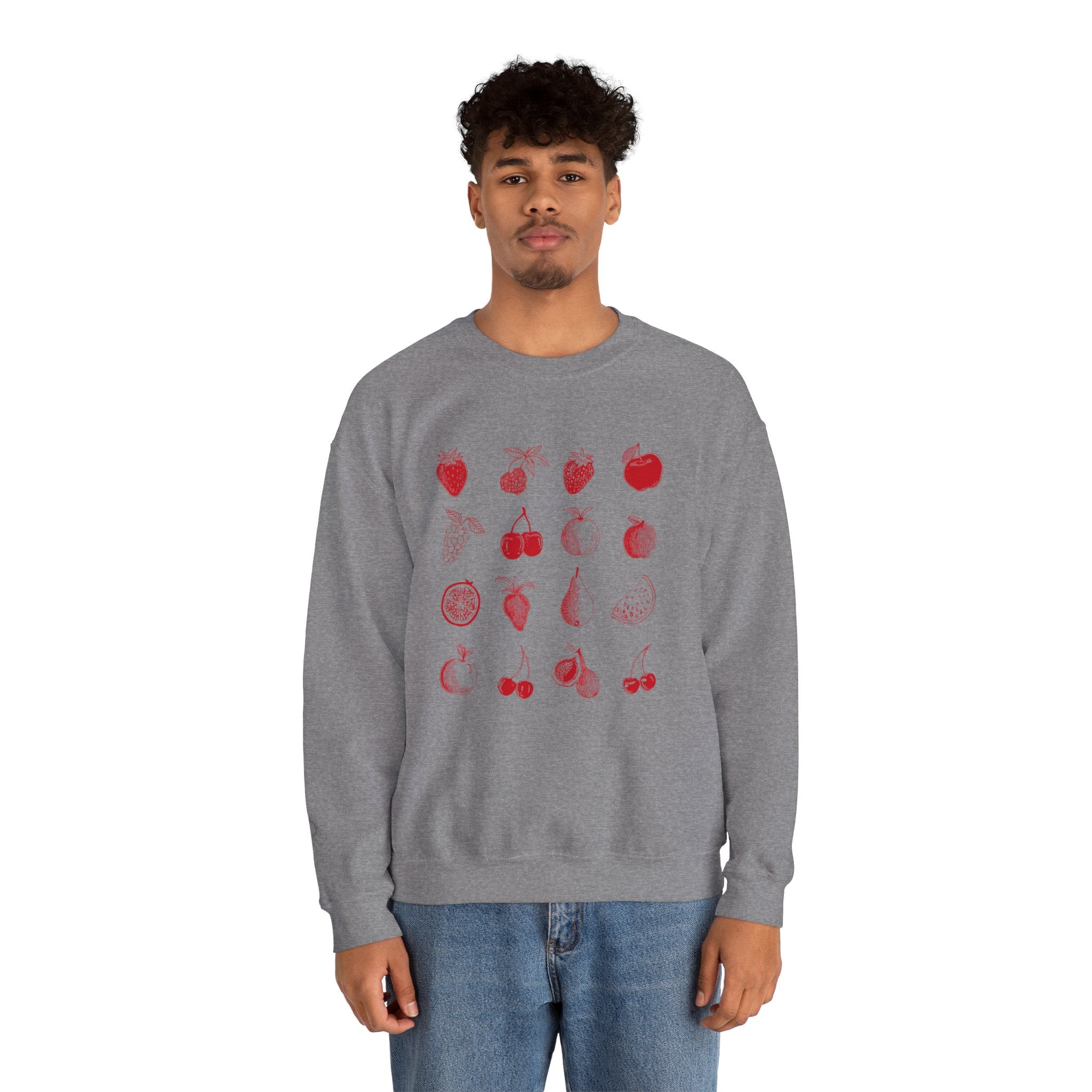 Red Single Haze Sweatshirt