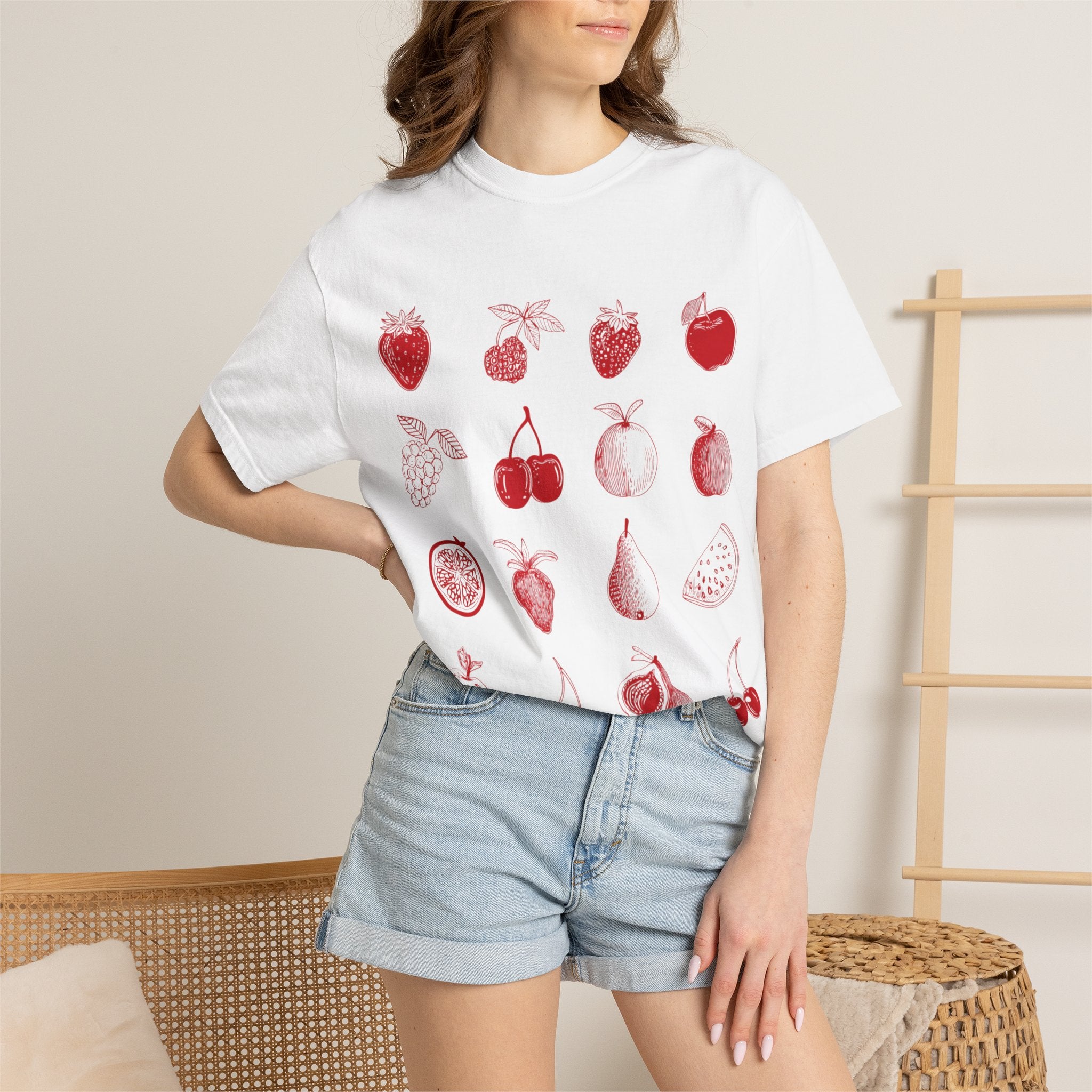 Red Single Haze T-shirt