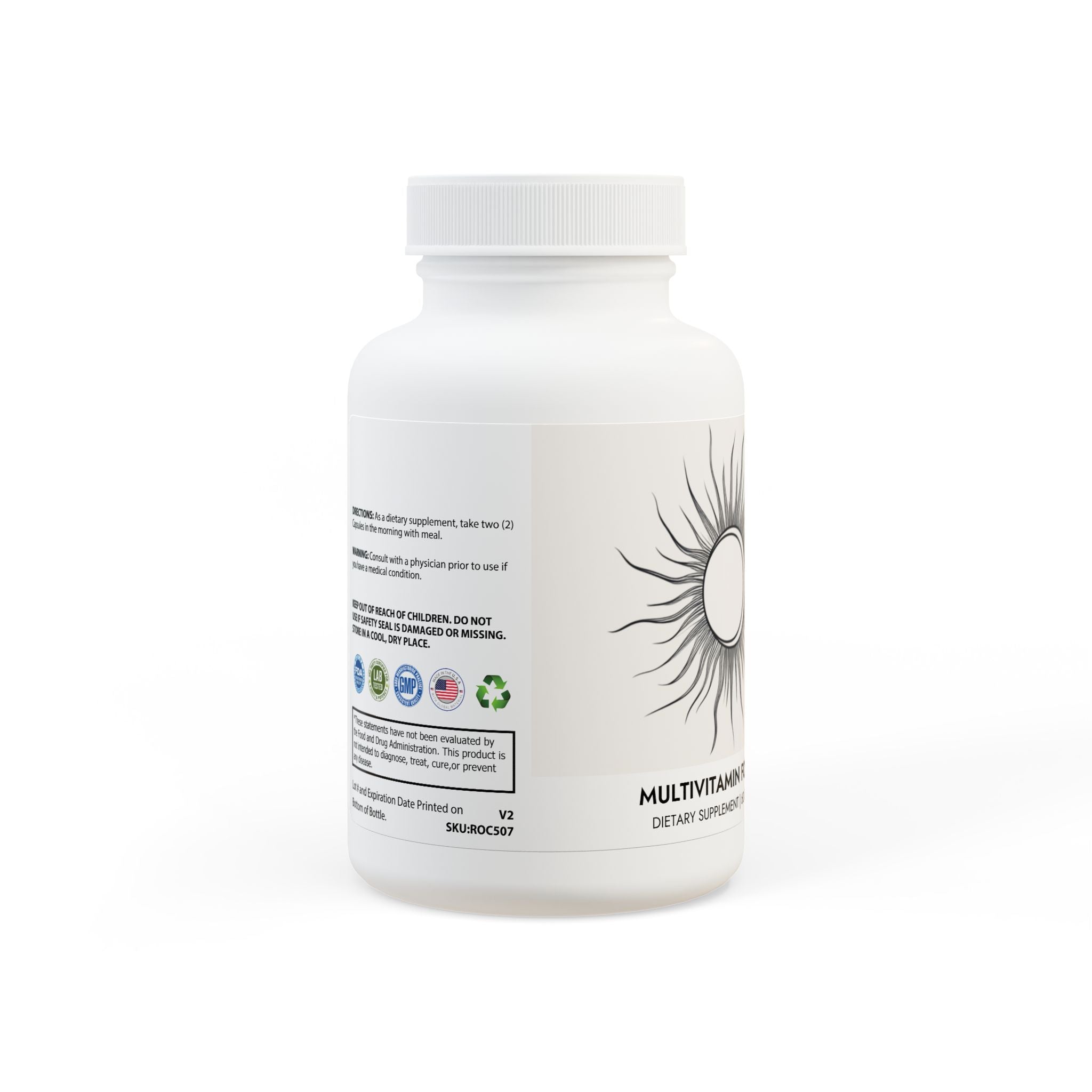 Haze Multivitamin for Men Supplement (60 Capsules)