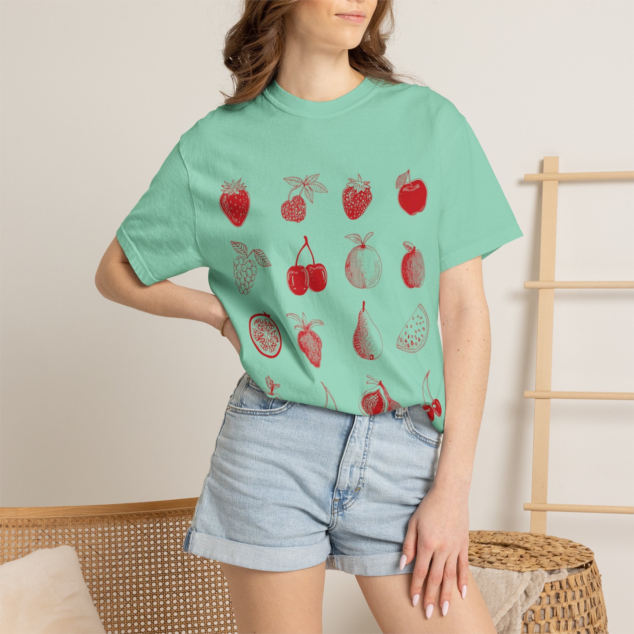 Red Single Haze T-shirt