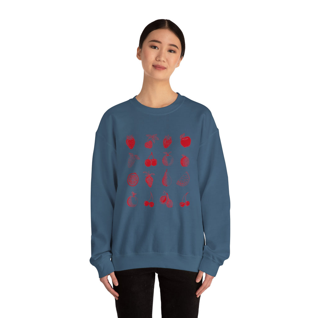 Red Single Haze Sweatshirt